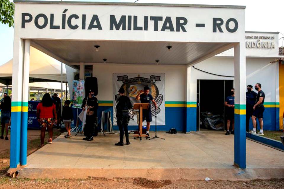 Base da PM é reativada pelo Governo de Rondônia para garantir mais segurança em bairros da zona Leste de Porto Velho