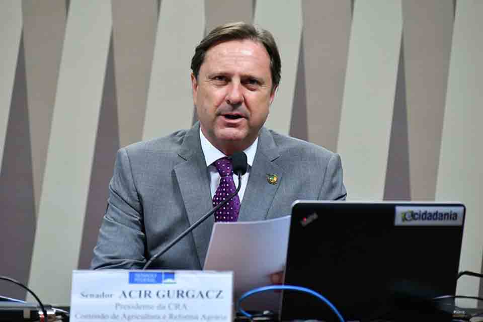 A pedido do senador Acir Gurgacz CRA faz último debate e vota PL dos agrotóxicos na quarta-feira 