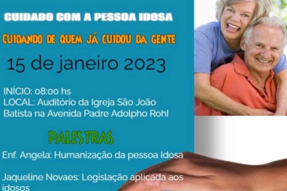Seminário sobre cuidados com os idosos será realizado no município