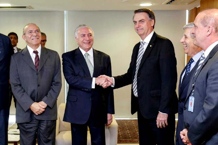 Temer convida Bolsonaro para reunião do G20 na Argentina