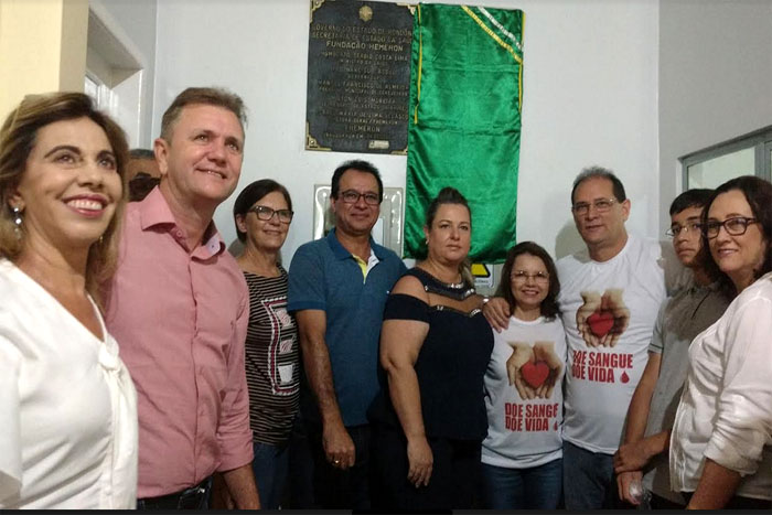 Deputado Luizinho Goebel participa da reabertura da  Agencia Transfusional de Cerejeiras