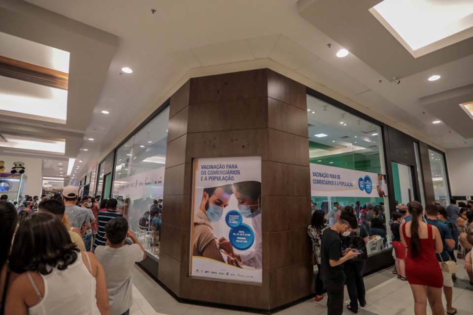 Ponto de vacinação do Porto Velho Shopping conclui atividades com mais de 232 mil doses aplicadas em mais de um ano