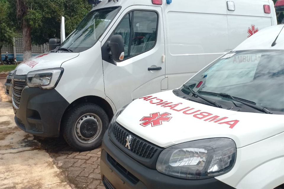 Município recebe duas novas ambulâncias; recursos são oriundos de emendas parlamentares