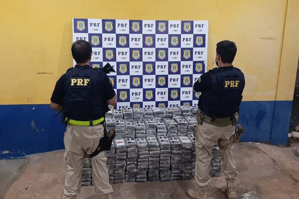 Polícia Rodoviária Federal apreende 609 quilos de cocaína em Rondônia