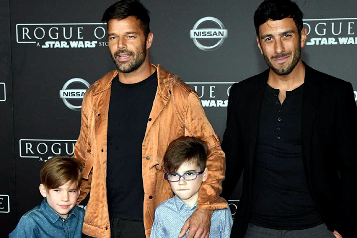 Ricky Martin entrega como explica aos filhos que eles têm dois pais