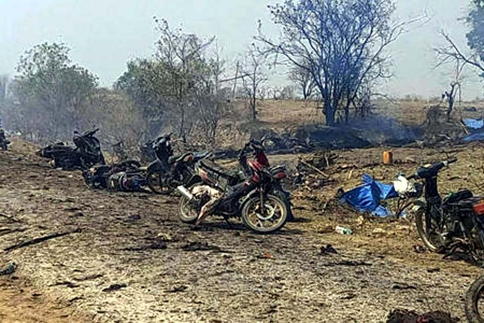 Junta militar de Mianmar confirma autoria de ataque aéreo que matou ao menos 50 pessoas