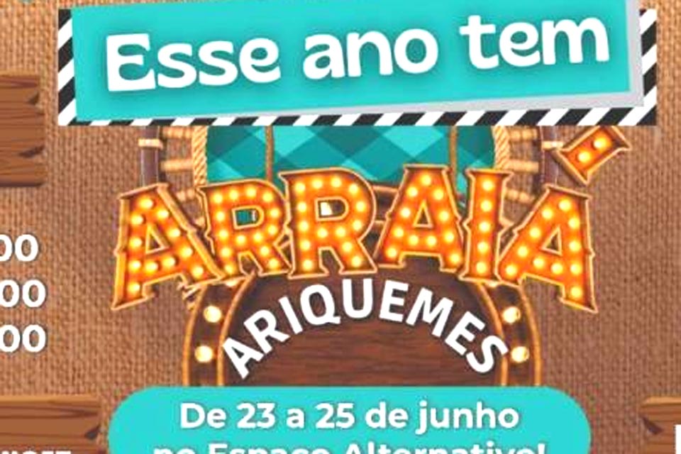 Prefeitura lança oficialmente festa junina Arraiá Ariquemes 2023