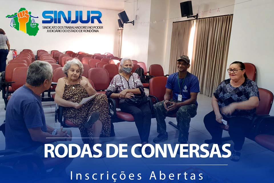 Terapia comunitária: Abertas inscrições para as rodadas de conversas no SINJUR