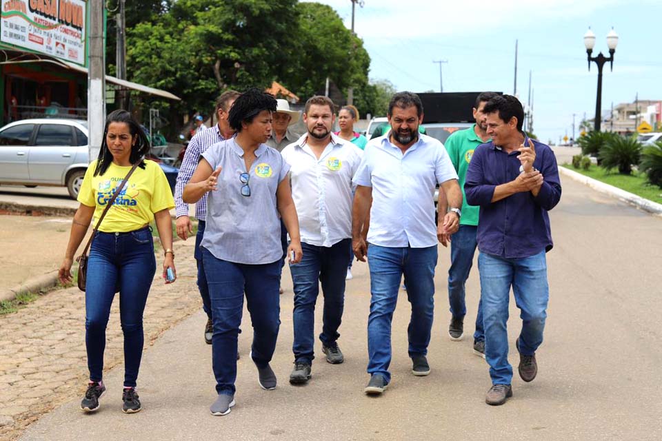 Deputado Estadual reeleito Laerte Gomes se reúne com lideranças políticas de Urupá e Teixeirópolis
