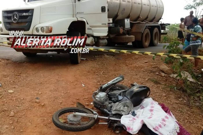 Motociclista morre ao bater em caminhão durante ultrapassagem na RO-010