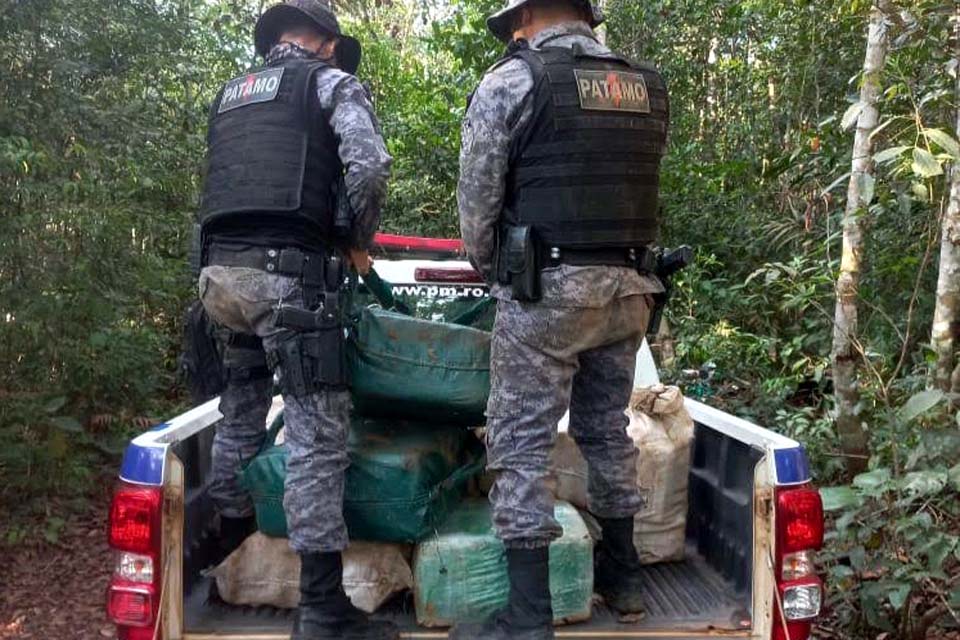 PM apreende cerca de 400kg de cocaína e maconha em Vilhena