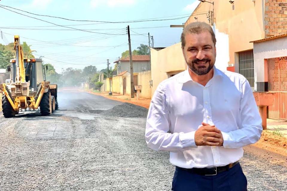 Prefeito Hildon Chaves destaca avanço da pavimentação asfáltica em Porto Velho