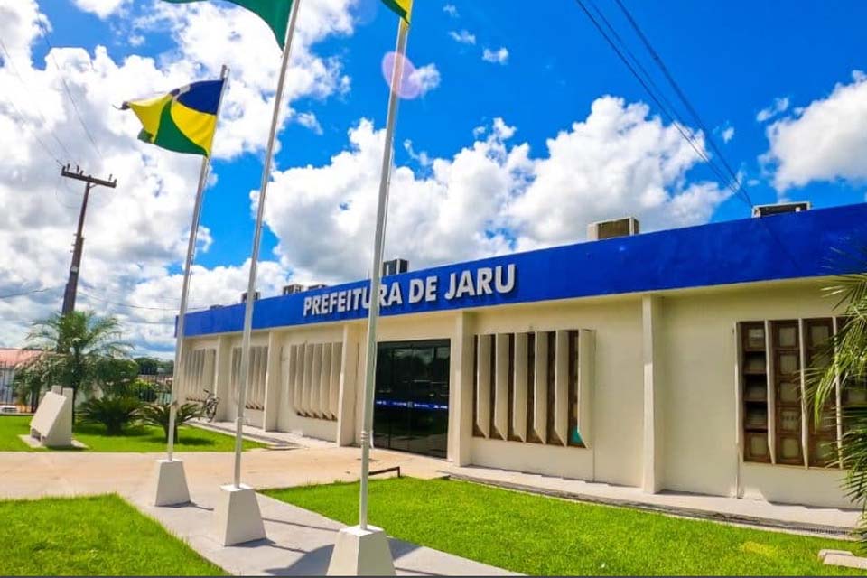 Prefeitura de Jaru de decreta ponto facultativo nos dias 12 e 13 de fevereiro
