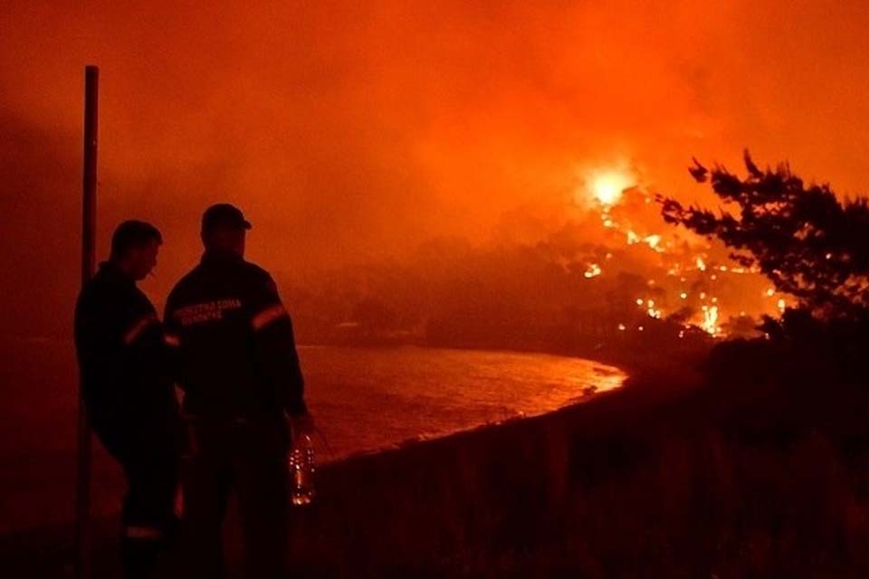 Maioria dos fogos na Grécia ocorreram 