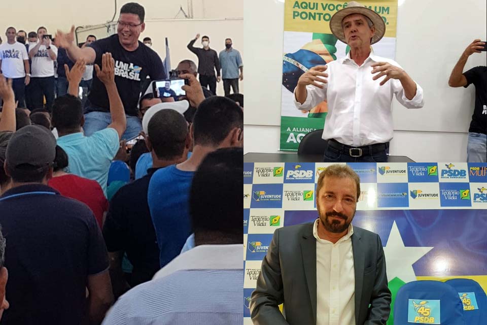 UB anuncia convenção para oficializar Rocha; Mobiliza Direita em Rondônia quer Bagattoli ao Senado; e Hildon decide se fica no PSDB