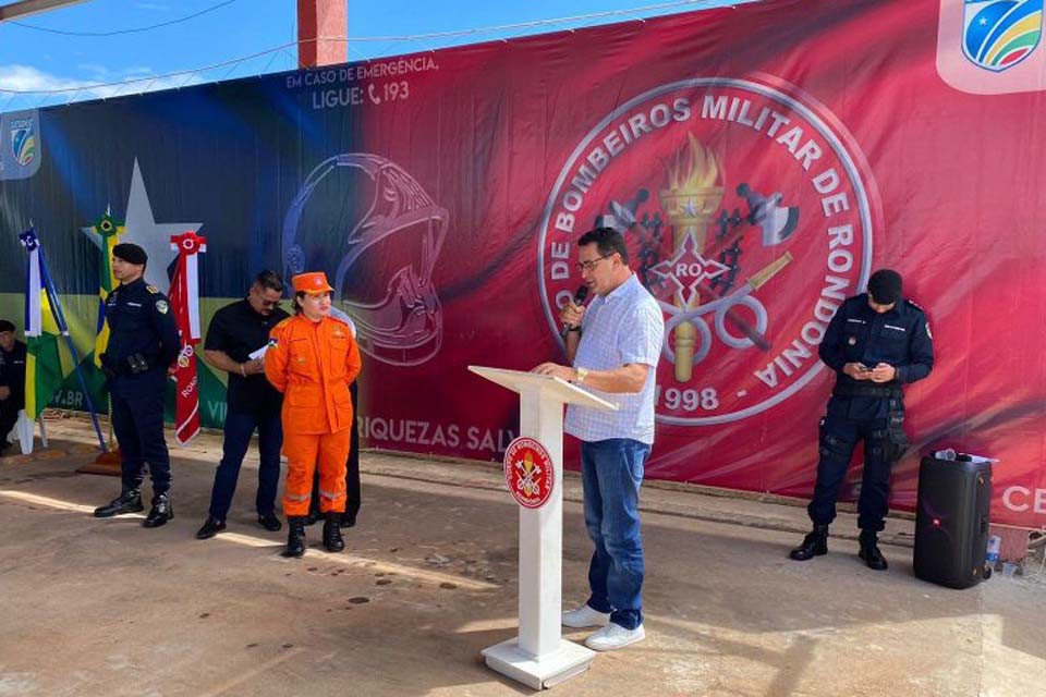 Rolim de Moura: Prefeito Aldo Júlio participa de solenidade de entrega de equipamentos da Sesdec