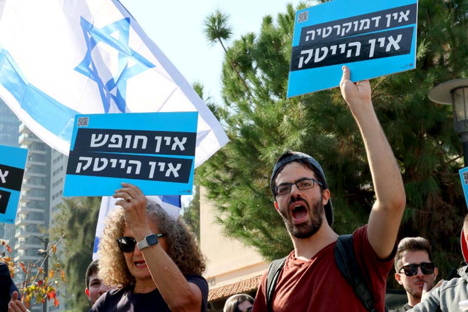 Setor de alta tecnologia protesta em Israel contra a reforma judiciária
