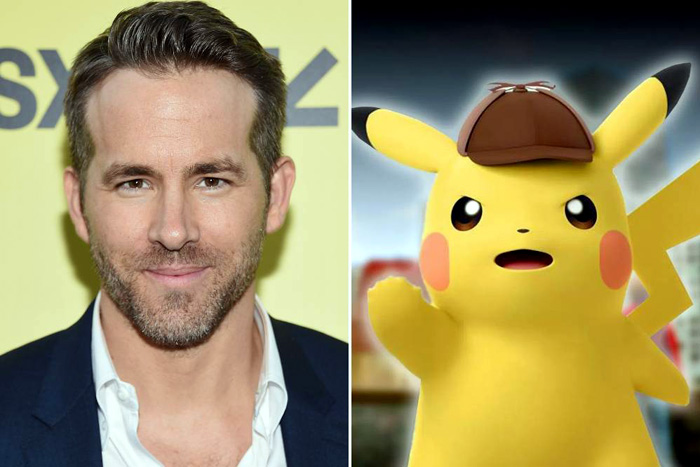 Ryan Reynolds será Pikachu em filme do universo ‘Pokémon’