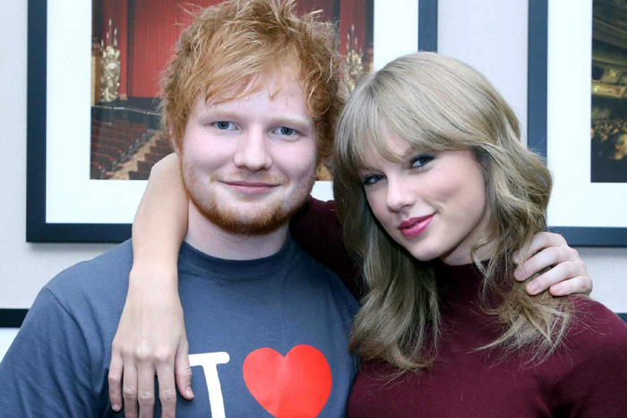 Ed Sheeran nega que canção de Taylor Swift seja sobre ele