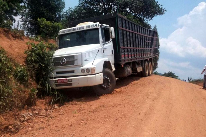Jovem morre esmagado por caminhão na zona rural de Nova Brasilândia