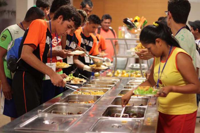 Paralímpico Escolar fornece mais de 2 mil refeições por dia
