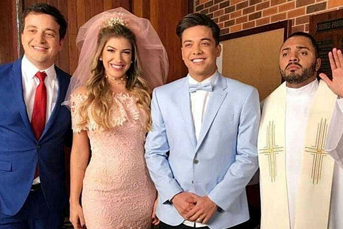 Lorena Improta e Rafael Cortez são noivos em novo clipe de Safadão