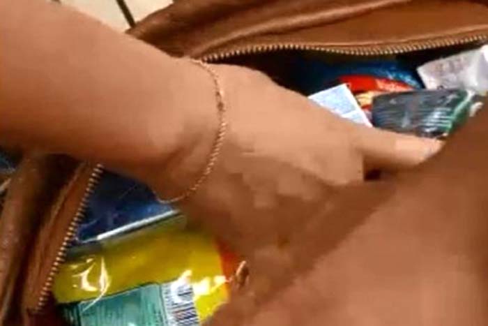 Mulher é flagrada furtando em supermercado de Vilhena