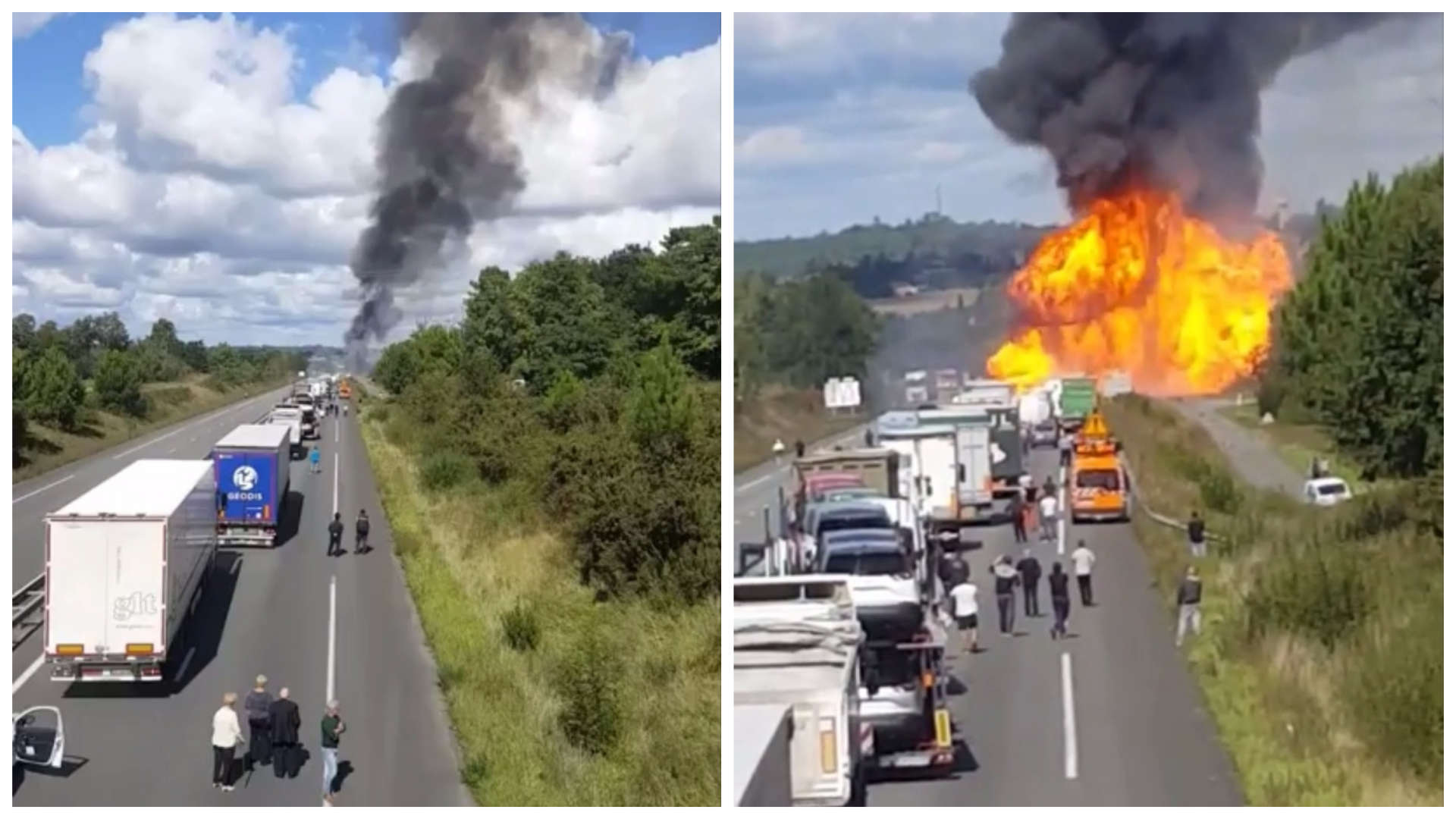 França: Caminhão com botijões de gás explode