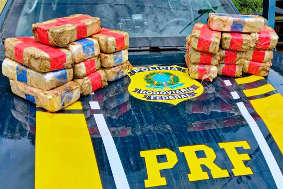 PRF e DENARC apreendem quase 21 Kg de pasta base de cocaína 