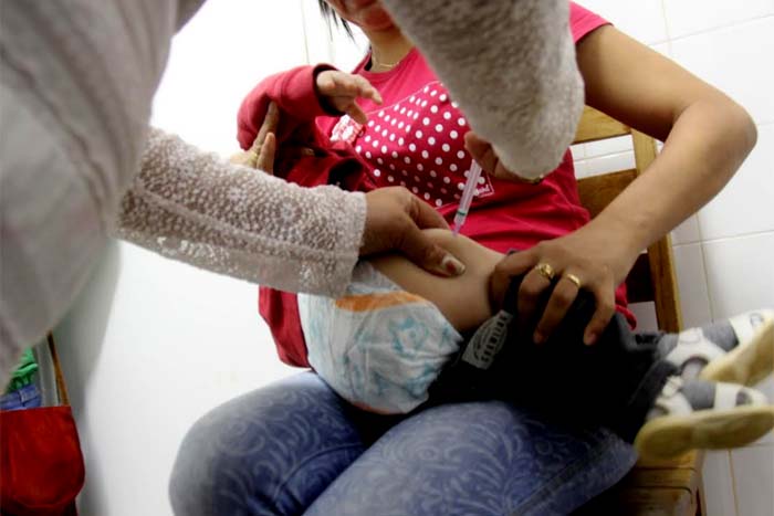 Campanha de vacinação contra o sarampo atinge a meta após Dia D