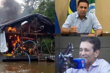 Destruição de dragas em Rondônia é ‘‘pura covardia’’; Aldo quer reeleição em Rolim; e Benedito entra na ‘’briga’’