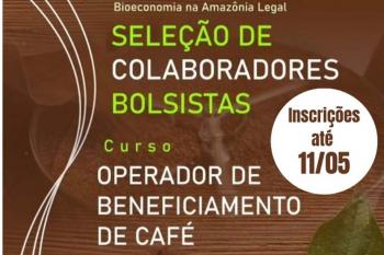 Campus Cacoal seleciona professores para atuar em curso de Operador de Beneficiamento de café