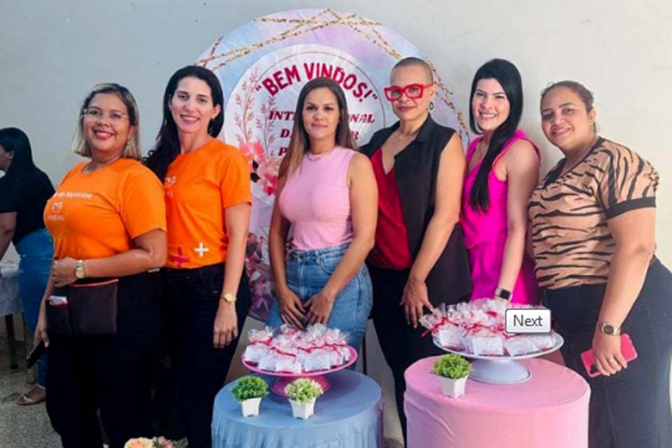 Semsau realiza ação voltada para a saúde da mulher em alusão a Campanha Março Rosa