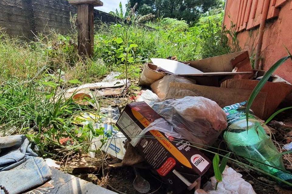 Lixo doméstico é a principal causa do aumento de casos de Dengue no município